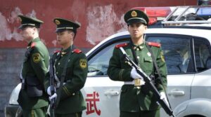 China, policía, arresto, criminales