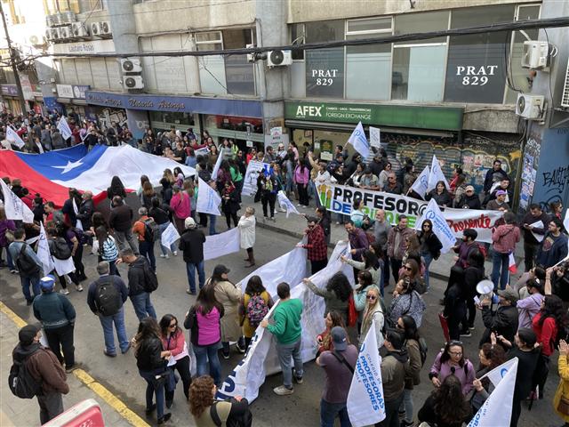 Paro docentes chilenos