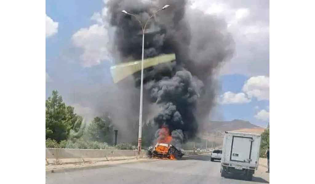 israel-bombs-vehicle-on-road-between-damascus-and-beirut