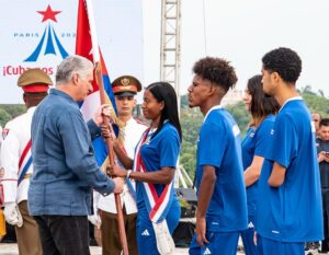 diaz-canel-wishes-success-to-cuban-athletes-in-paris-2024-games